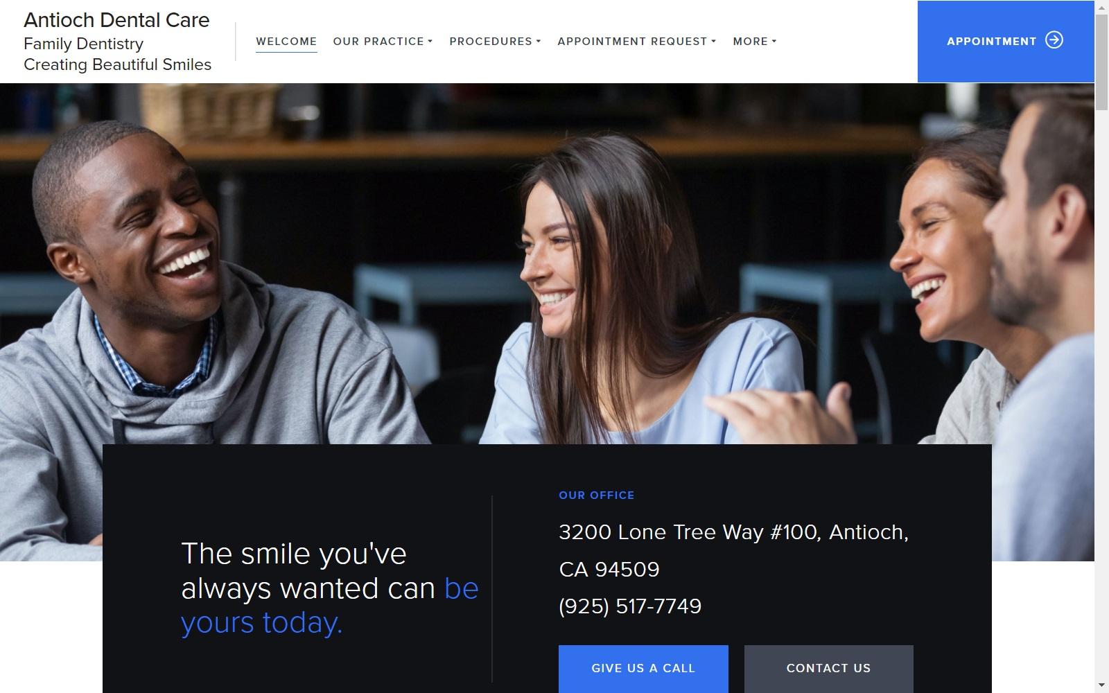 Antioch Dental Care screenshot