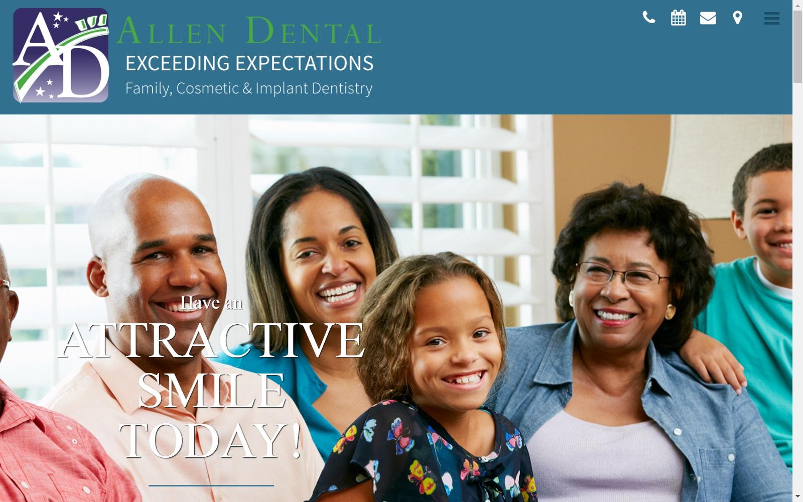 Allen Dental Inc. screenshot