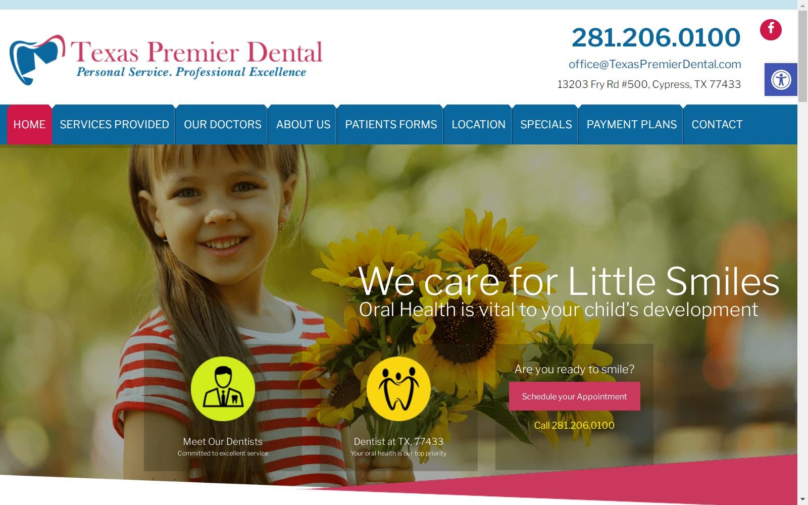 Texas Premier Dental screenshot