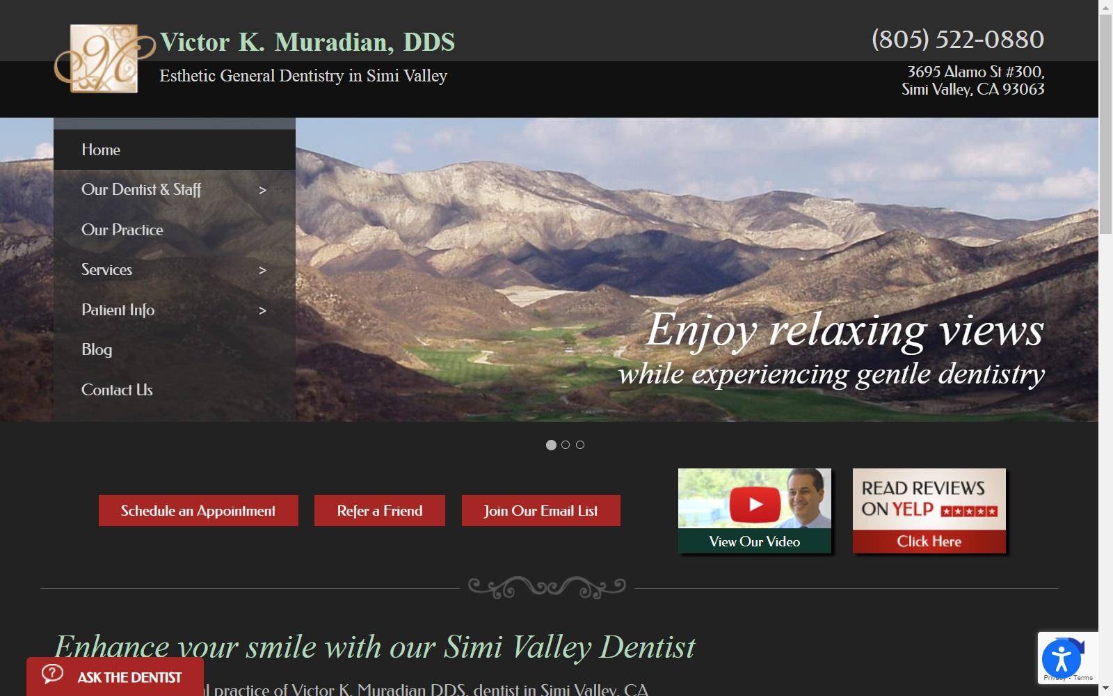 Victor K. Muradian DDS screenshot