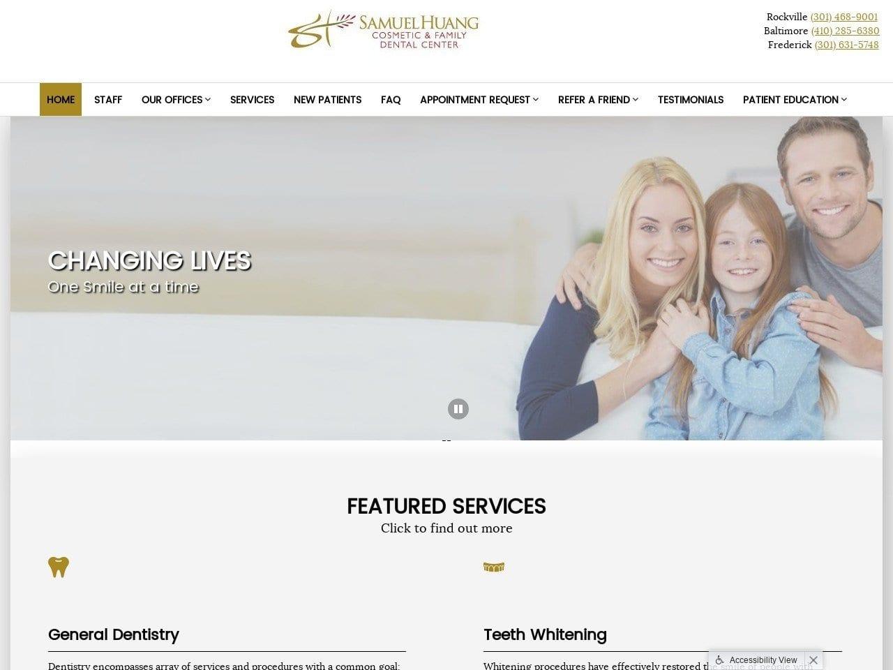 Rockville Cosmetic Dentist screenshot