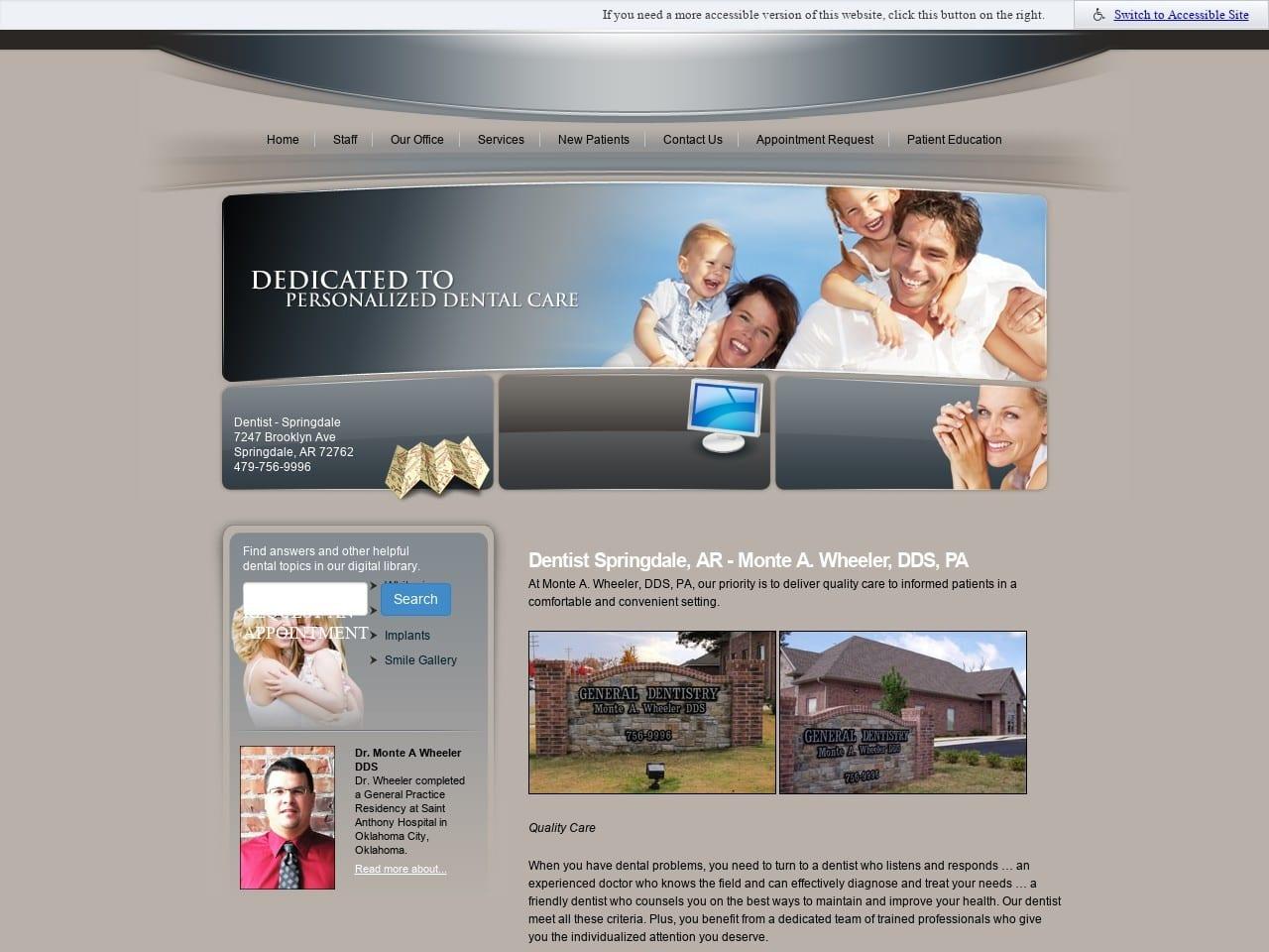 Monte A. Wheeler DDS PA