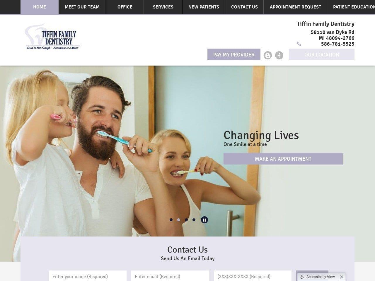Tiffin Family Dentist screenshot