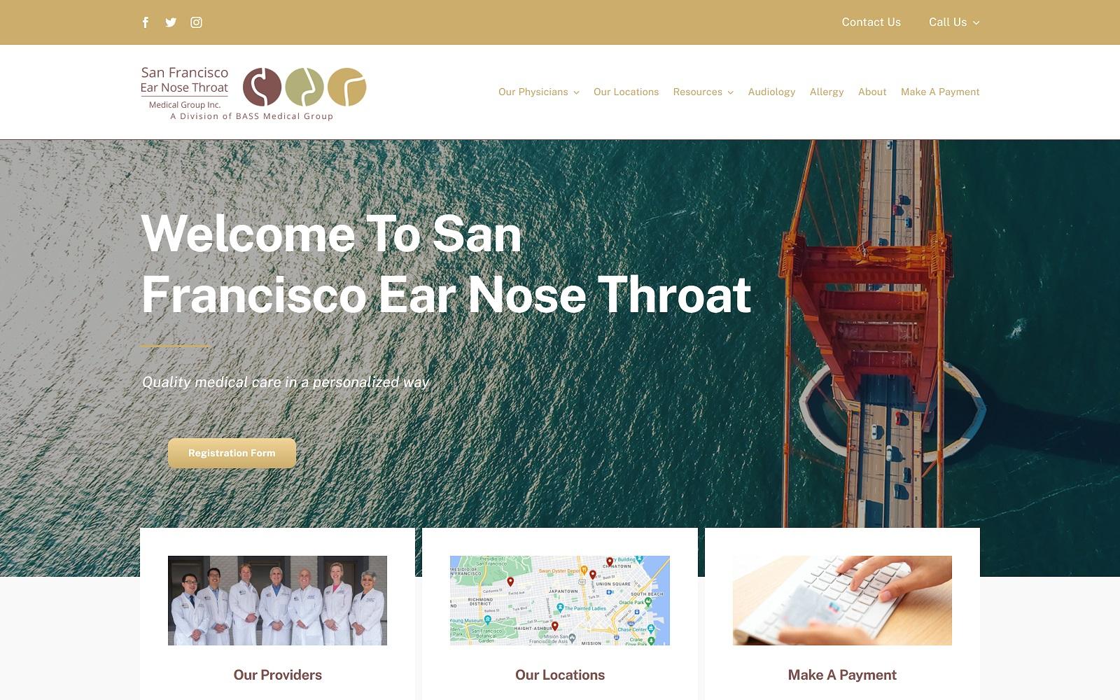 San Francisco Ear, Nose & Throat screenshot