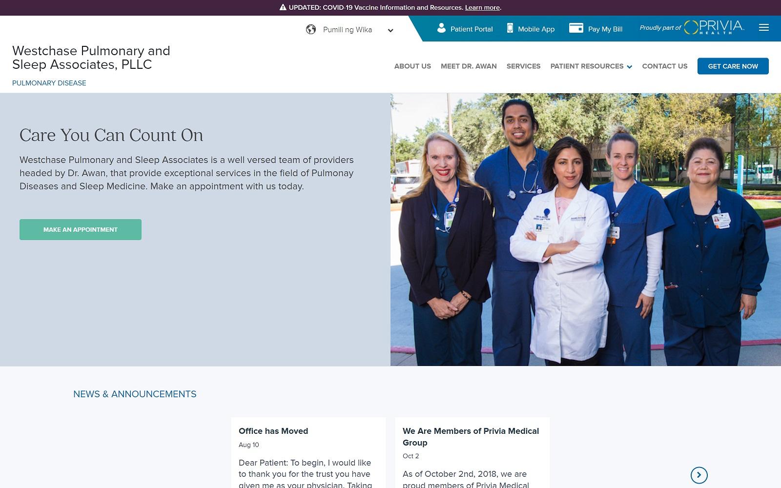 Westchase Pulmonary & Sleep Associates, PLLC