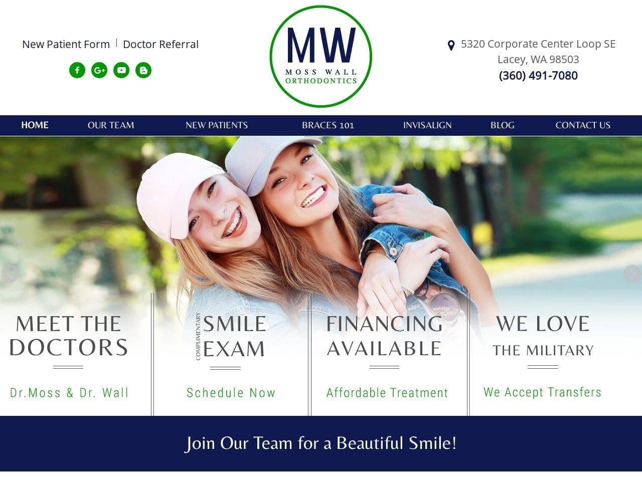 Moss Orthodontics Wall Matthew D DDS