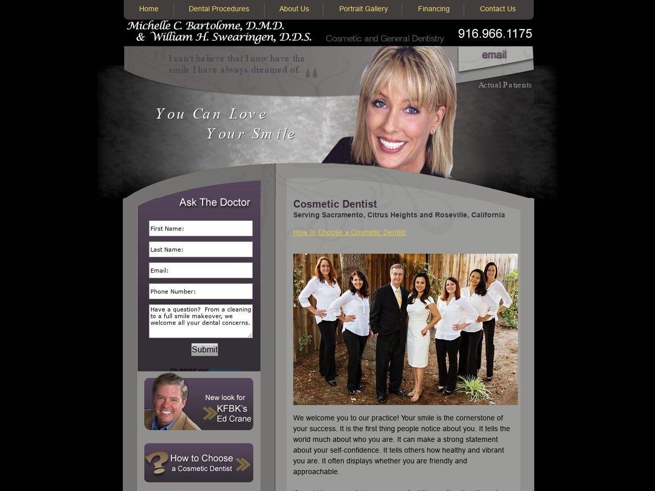 Dr. William H. Swearingen DDS screenshot