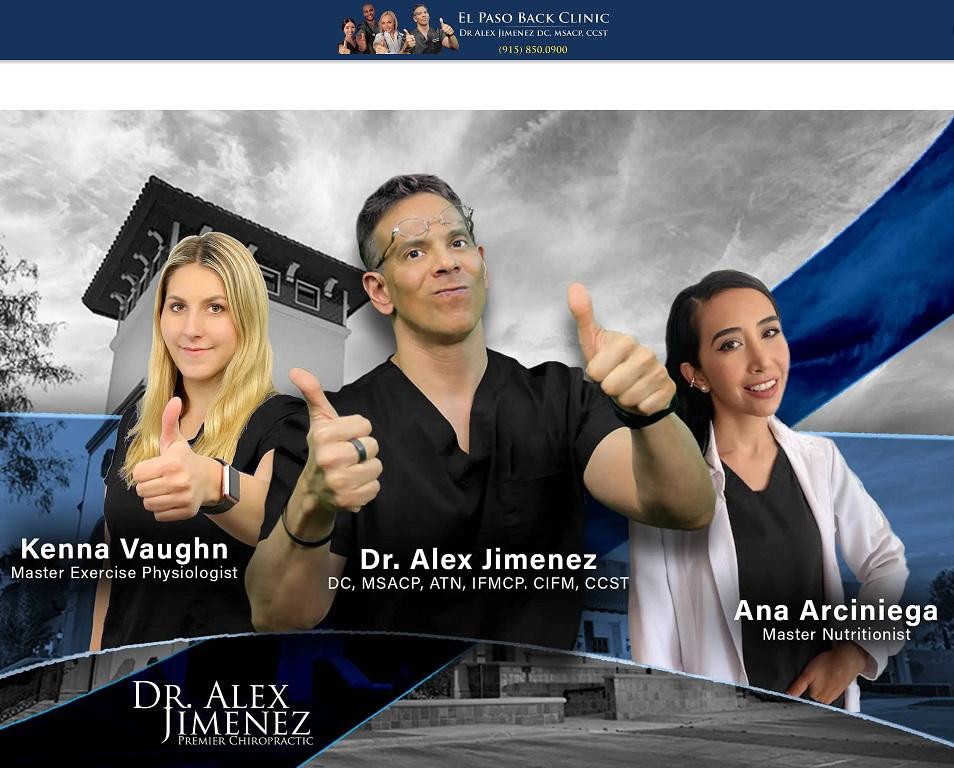 Dr. Alex Jimenez DC , Injury Medical & Chiropractic Clinic