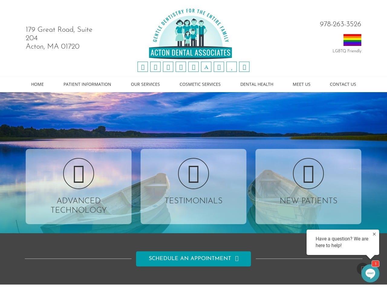 Acton Dental screenshot