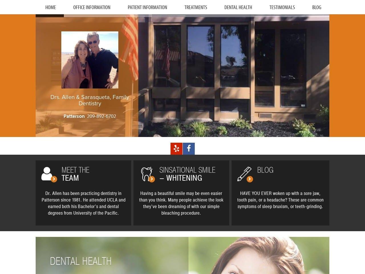 Kent Allen & Lisa Sarasqueta DDS screenshot