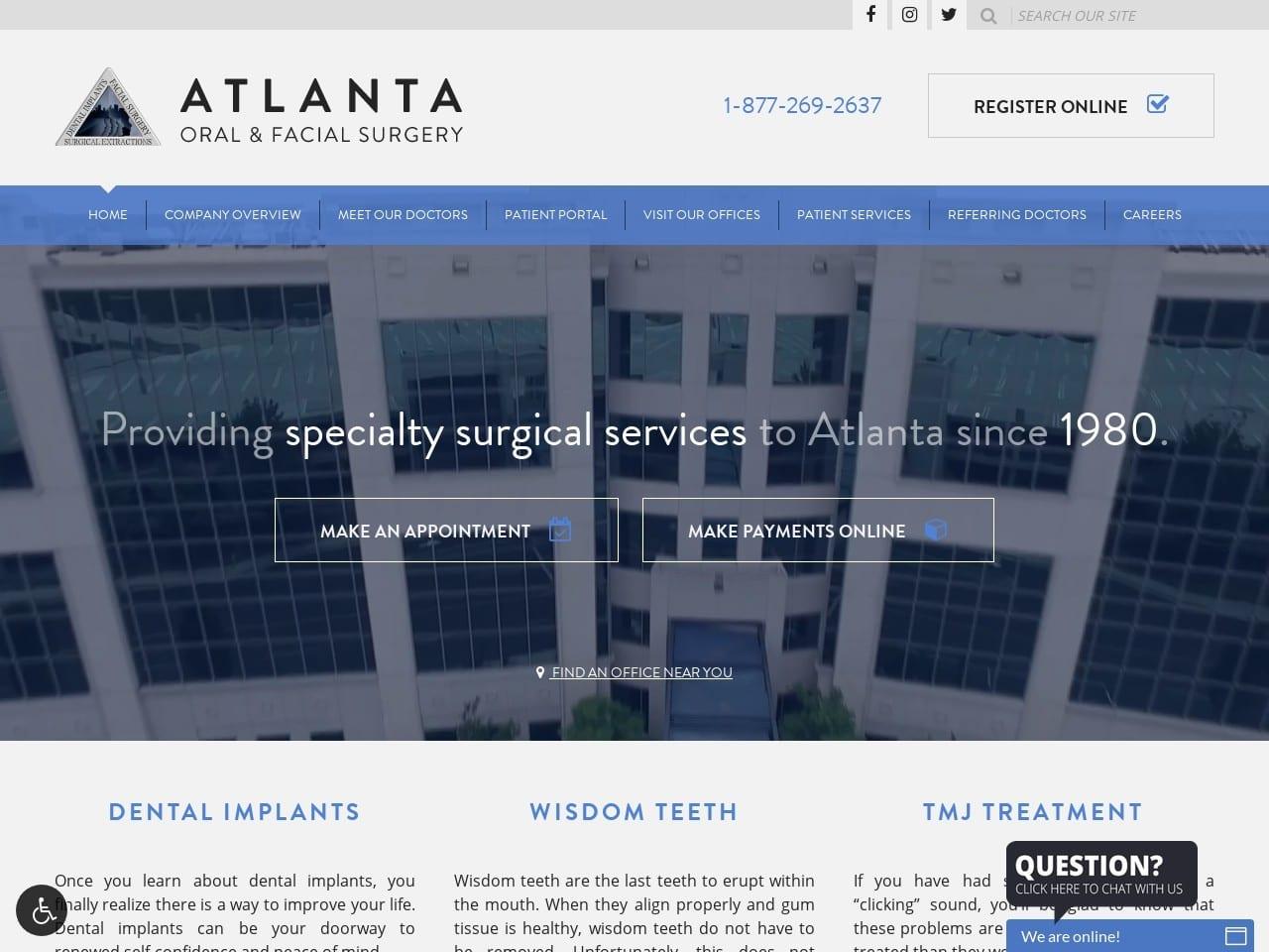 Atlanta Oral Dentist screenshot