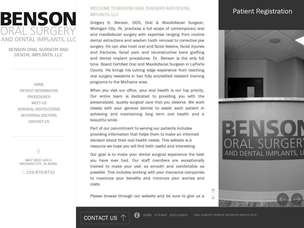 Benson Oral Surgical Dentist