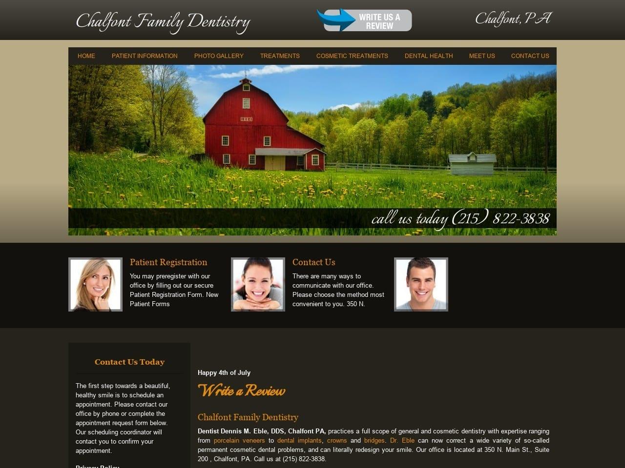 Dr. Dennis M. Eble DDS