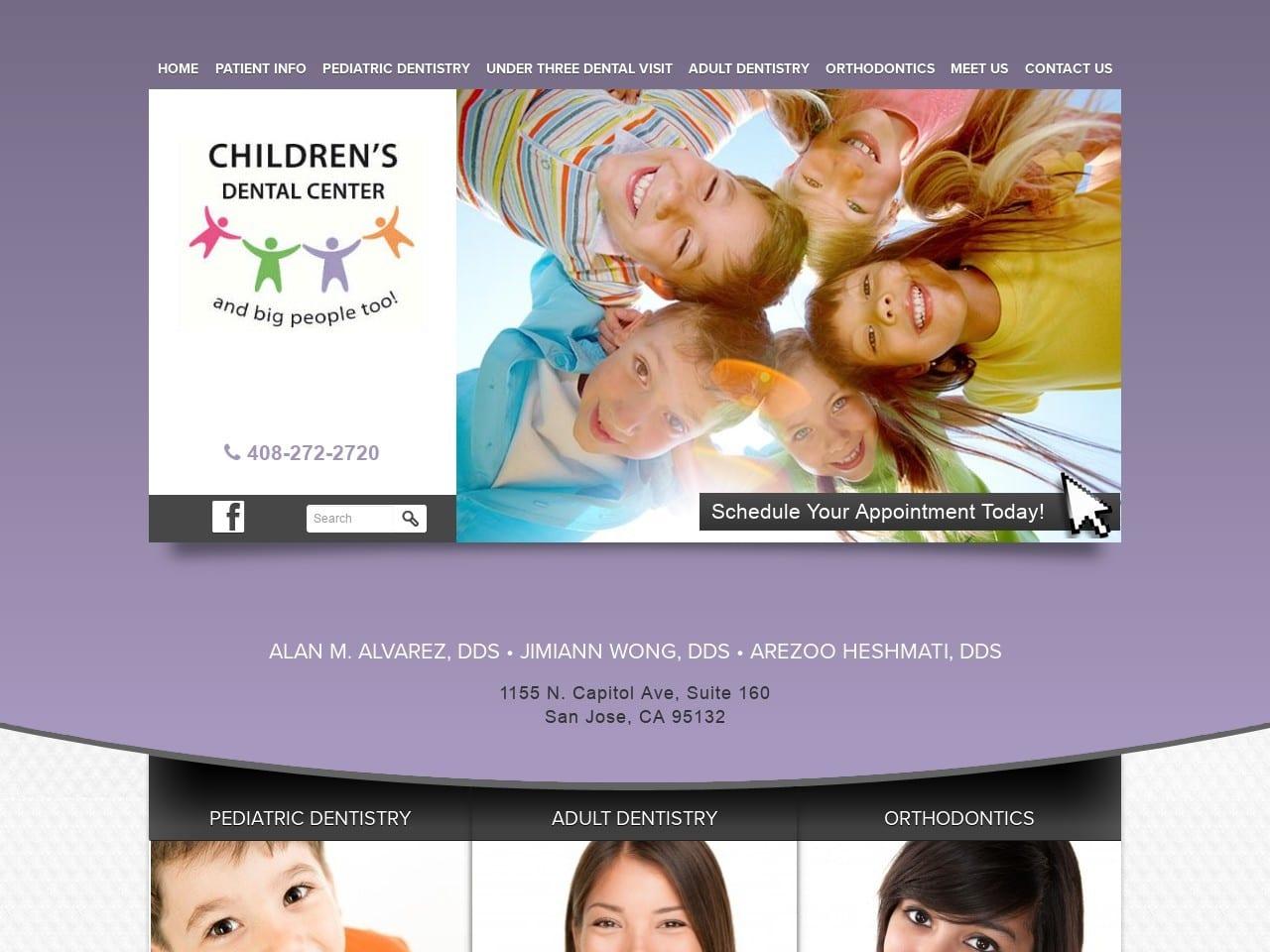 Childrens Dental Center Alvarez Alan M DDS screenshot