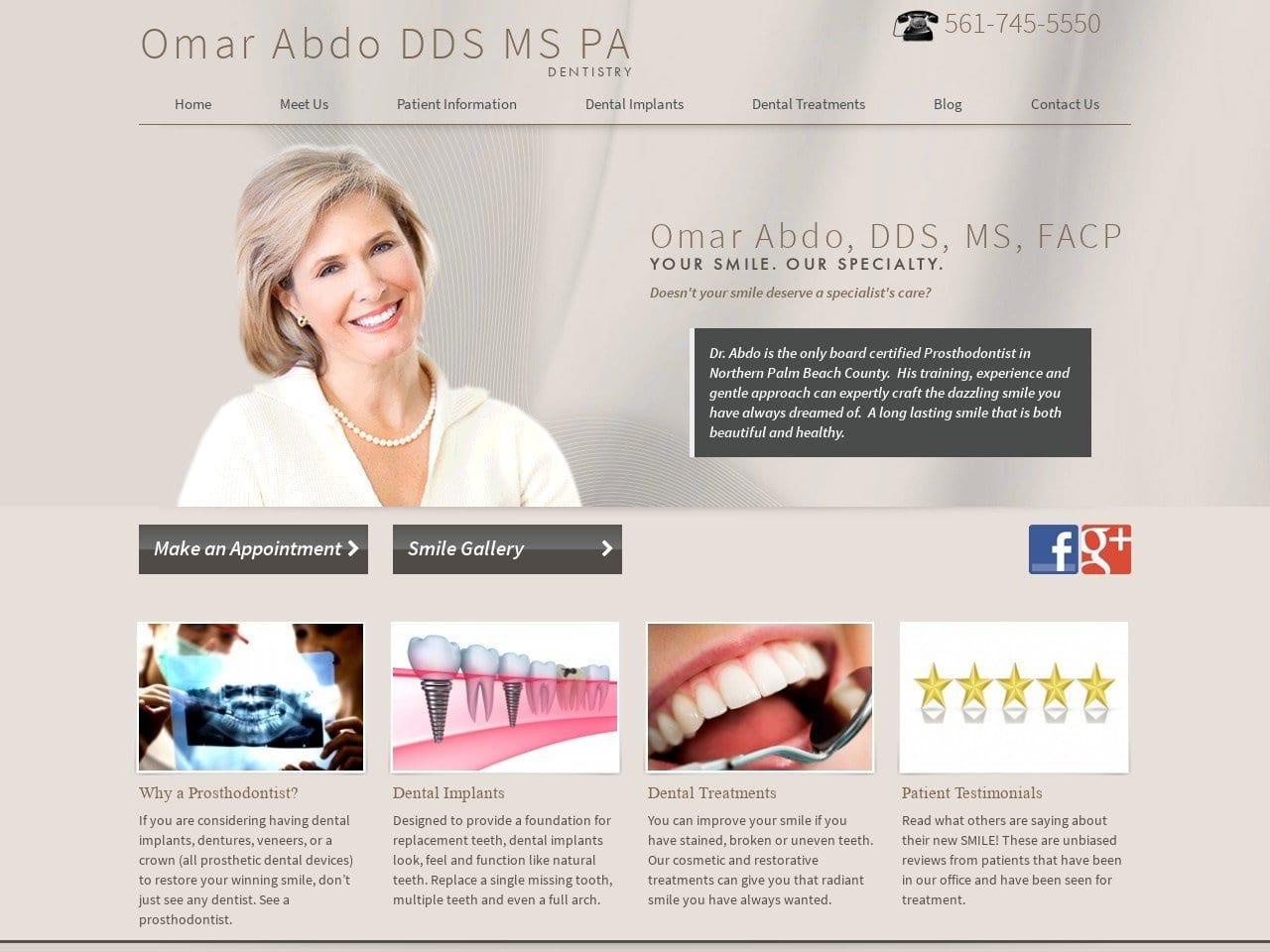 Omar Abdo DDS MS FACP