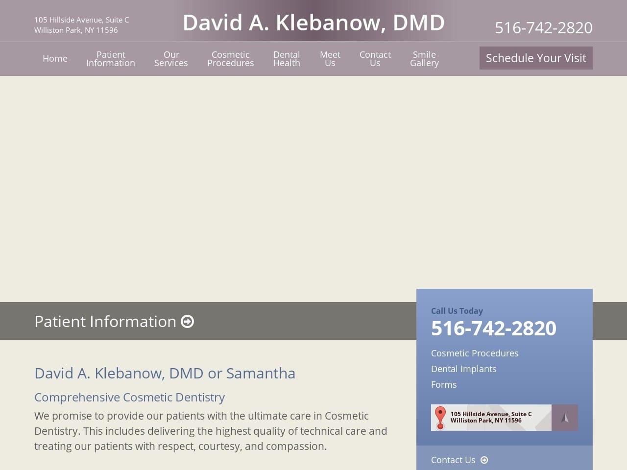 Dr. David A. Klebanow