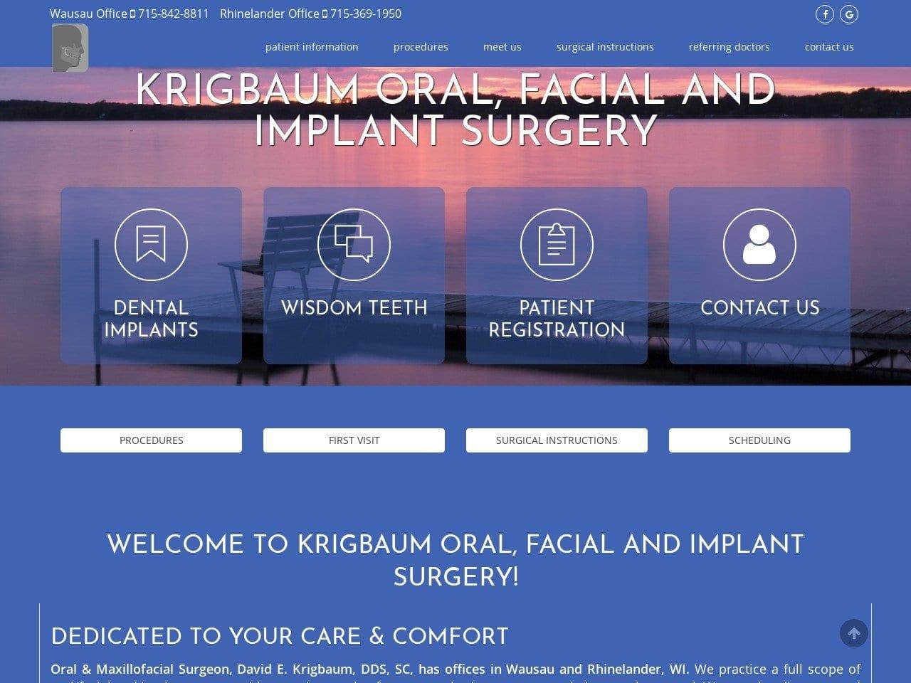 Krigbaum David E DDS