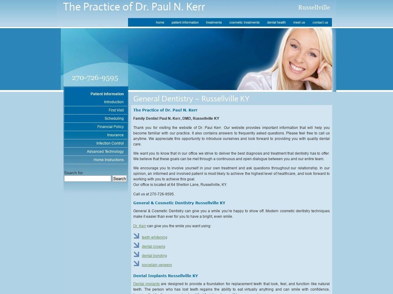 Dr. Paul N. Kerr DMD