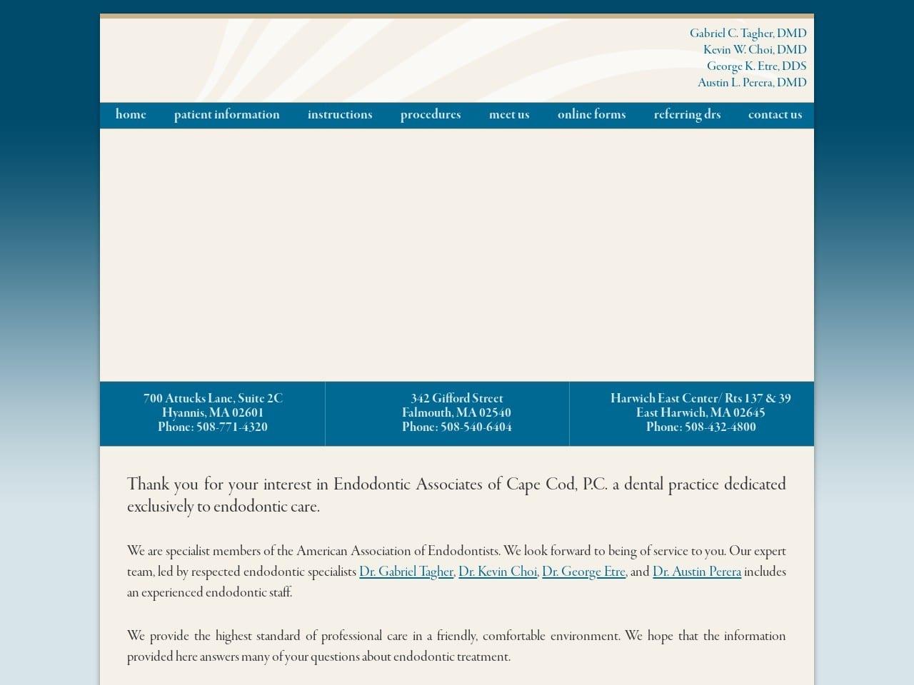 Endodontic Associates of Cape Cod, P.C.