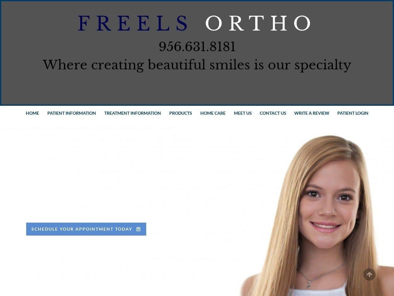 Freels Orthodontics screenshot