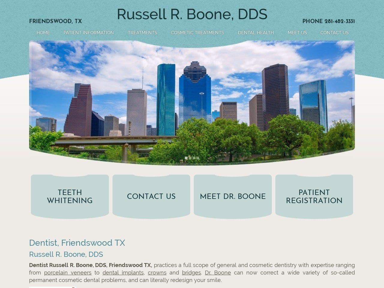 Dr. Russell R Boone DDS screenshot