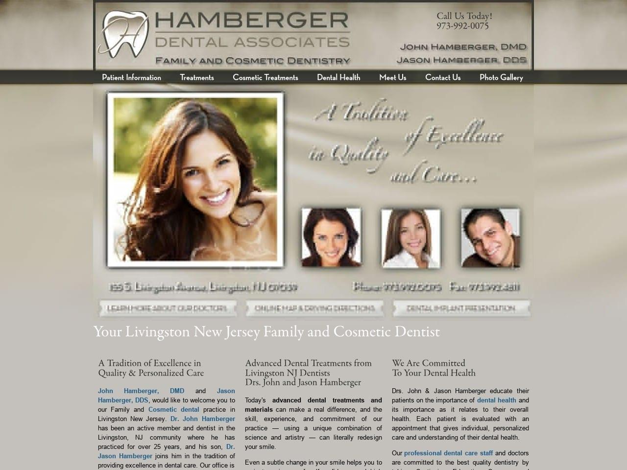 Hamberger John T DDS screenshot