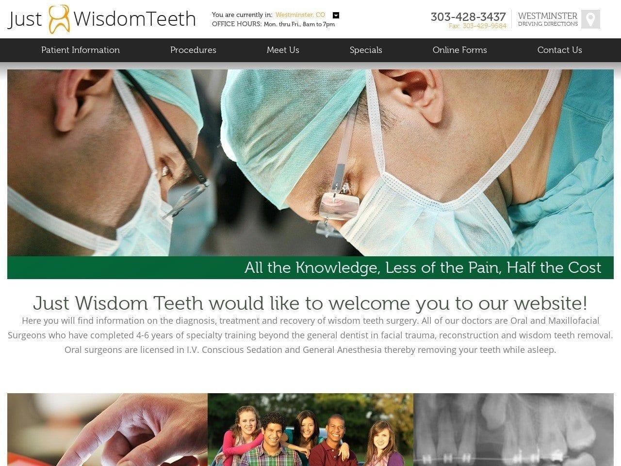 Just Wisdom Teeth