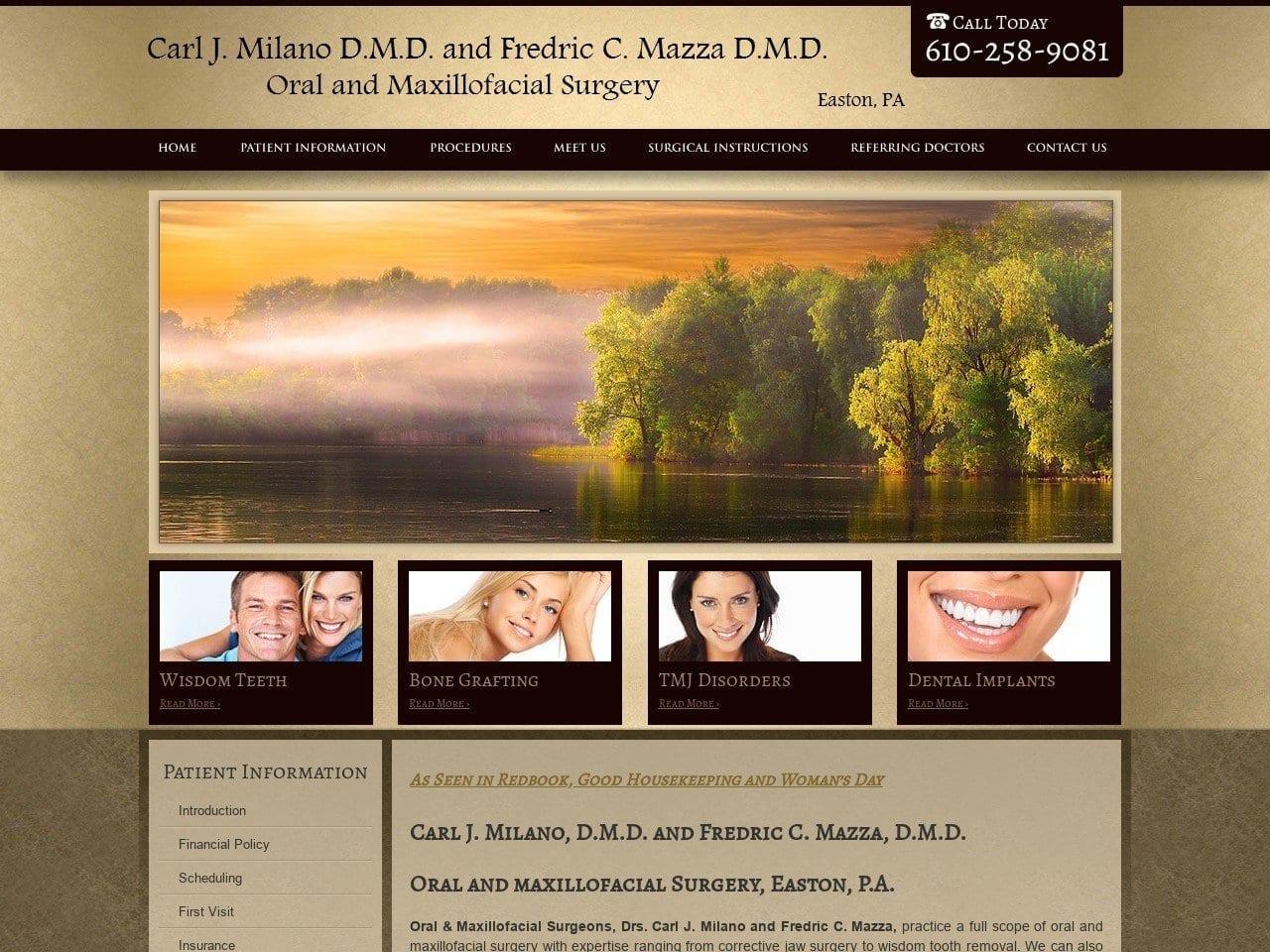 Carl J. Milano Dmd & Fredric C. Mazza Dmd Oral A