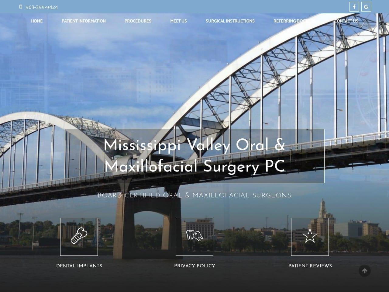 Mississippi Valley Oral Dentist screenshot