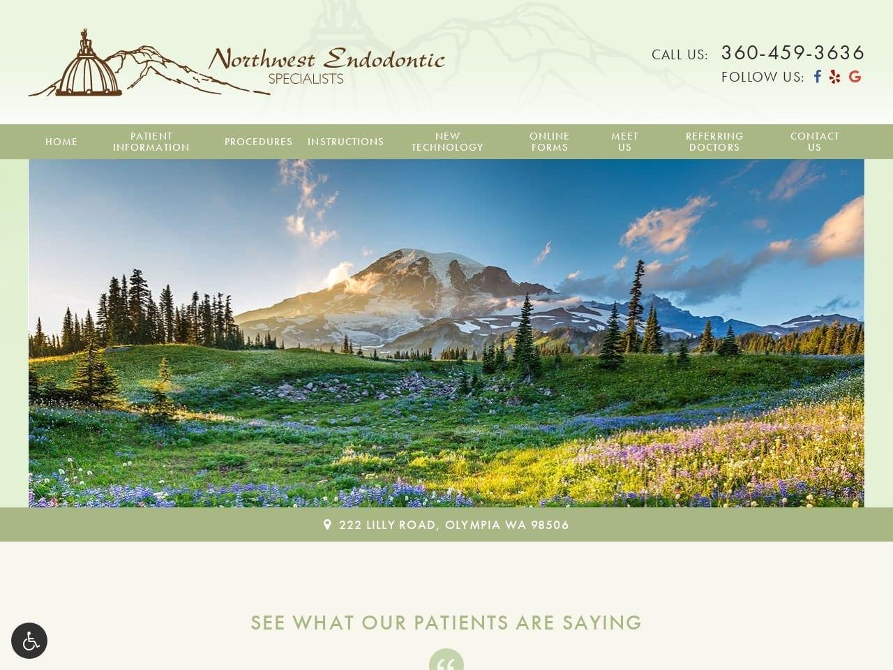 Northwest Endodontics screenshot