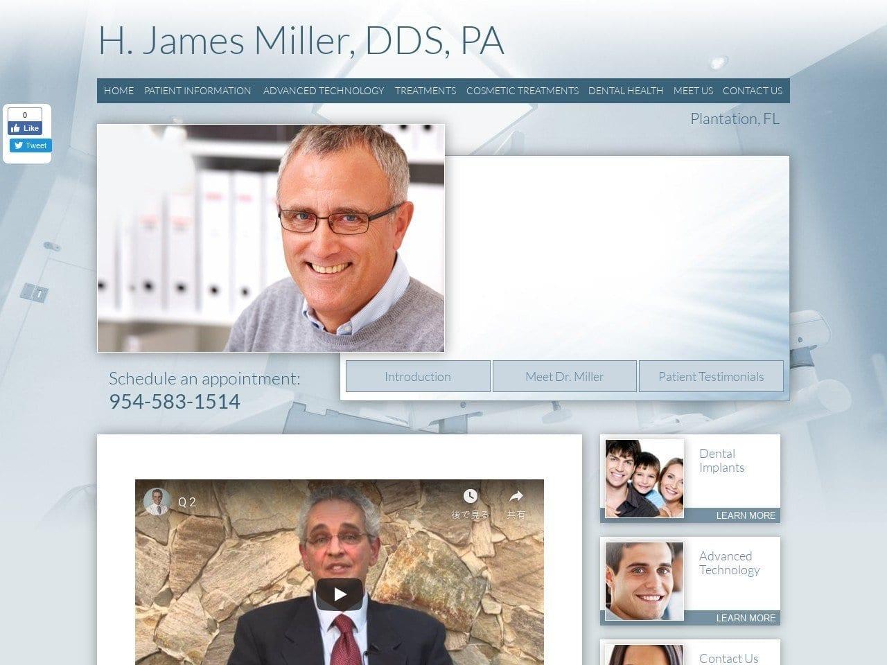 Miller H James DDS