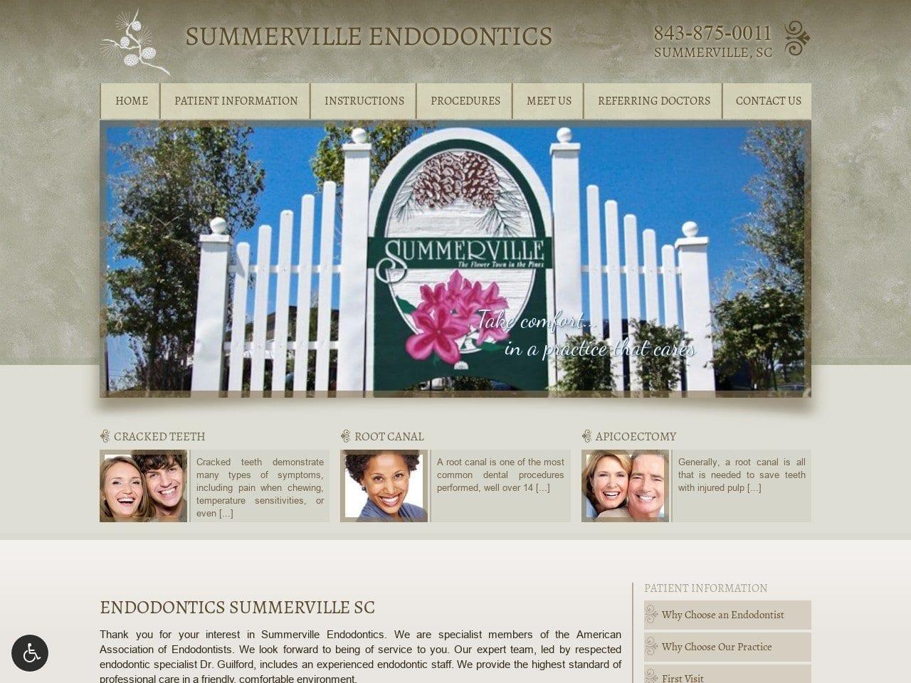 Summerville Endondontics screenshot