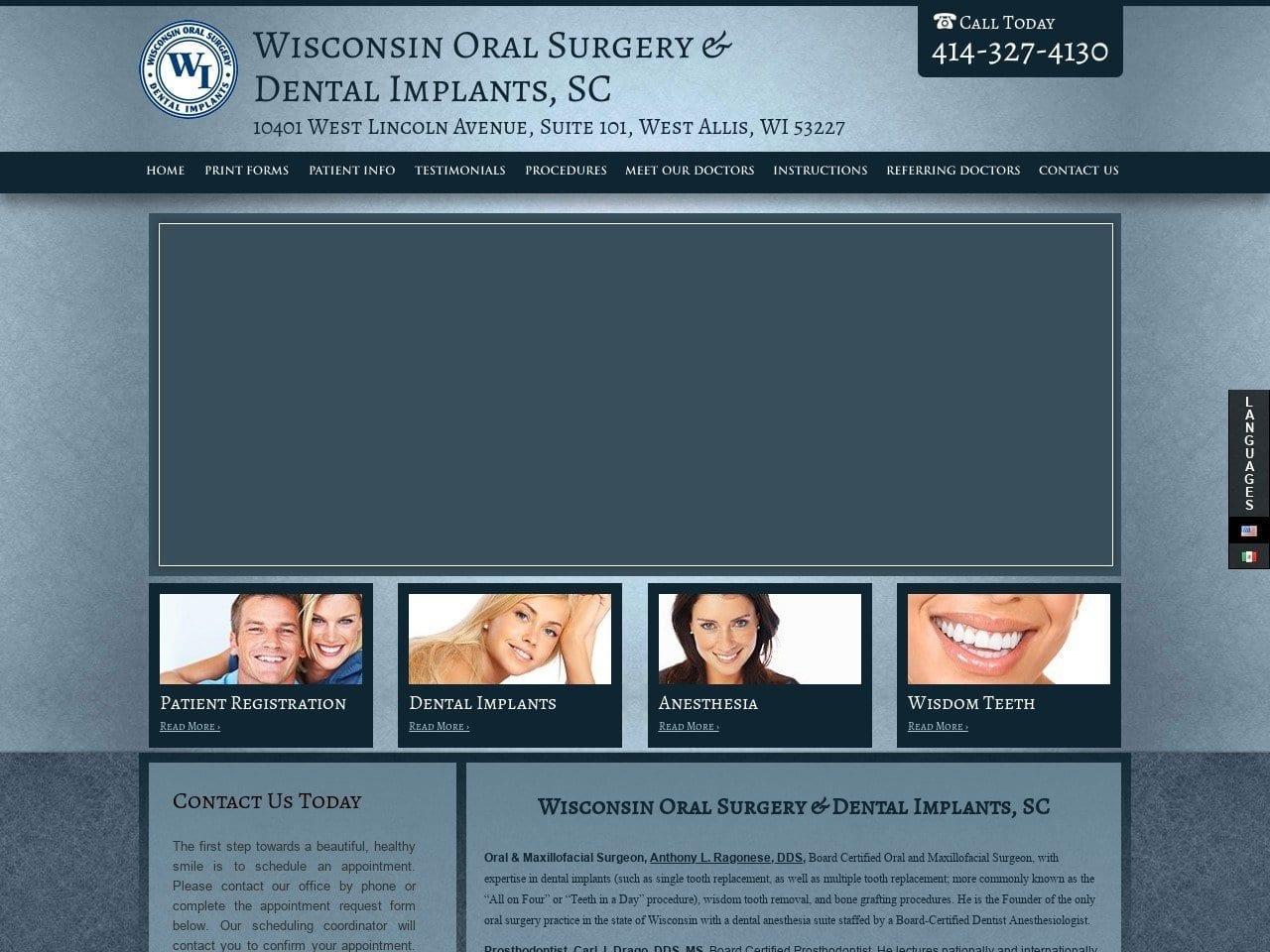 Wisconsin Oral Surgery & Dental Ragonese Anthony L