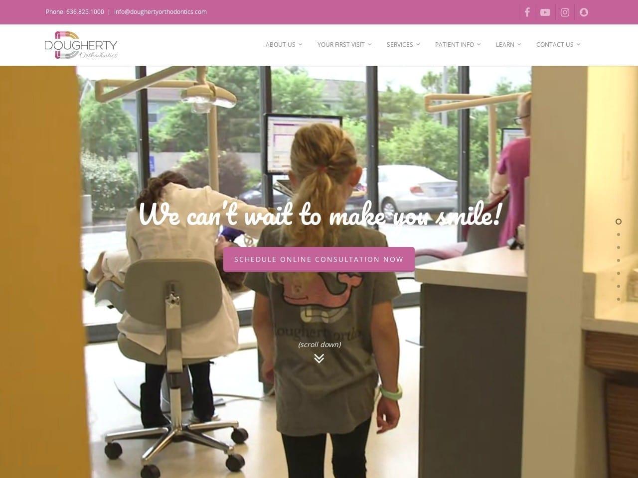 Dougherty Orthodontics screenshot