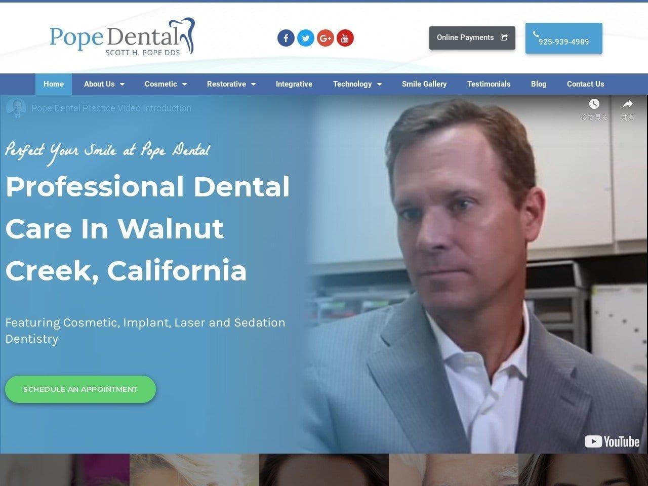 Pope Scott H. DDS Inc. screenshot