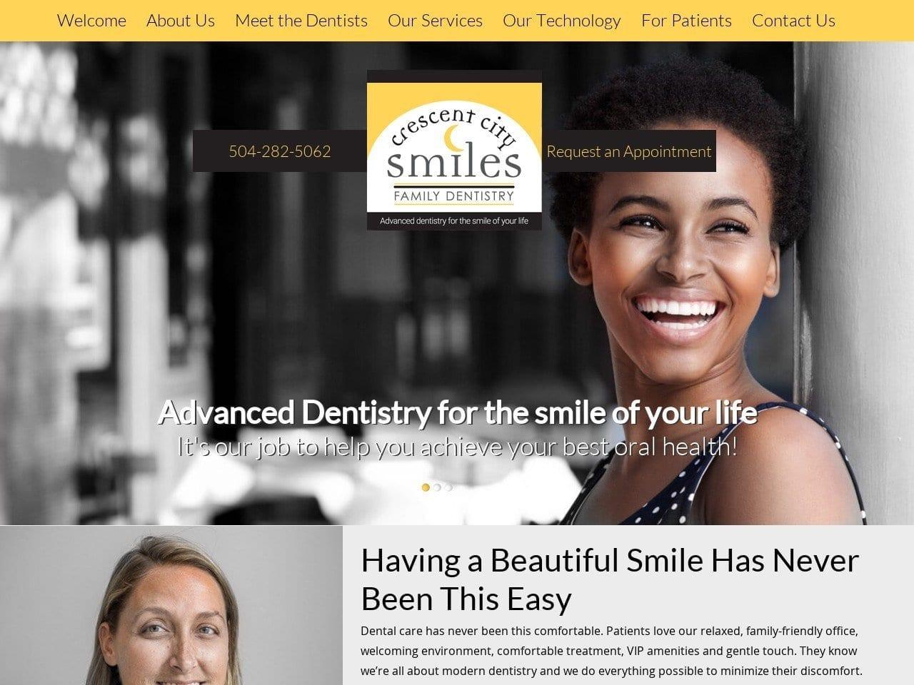 Crescent City Smiles Lauren G. Rivet DDS screenshot