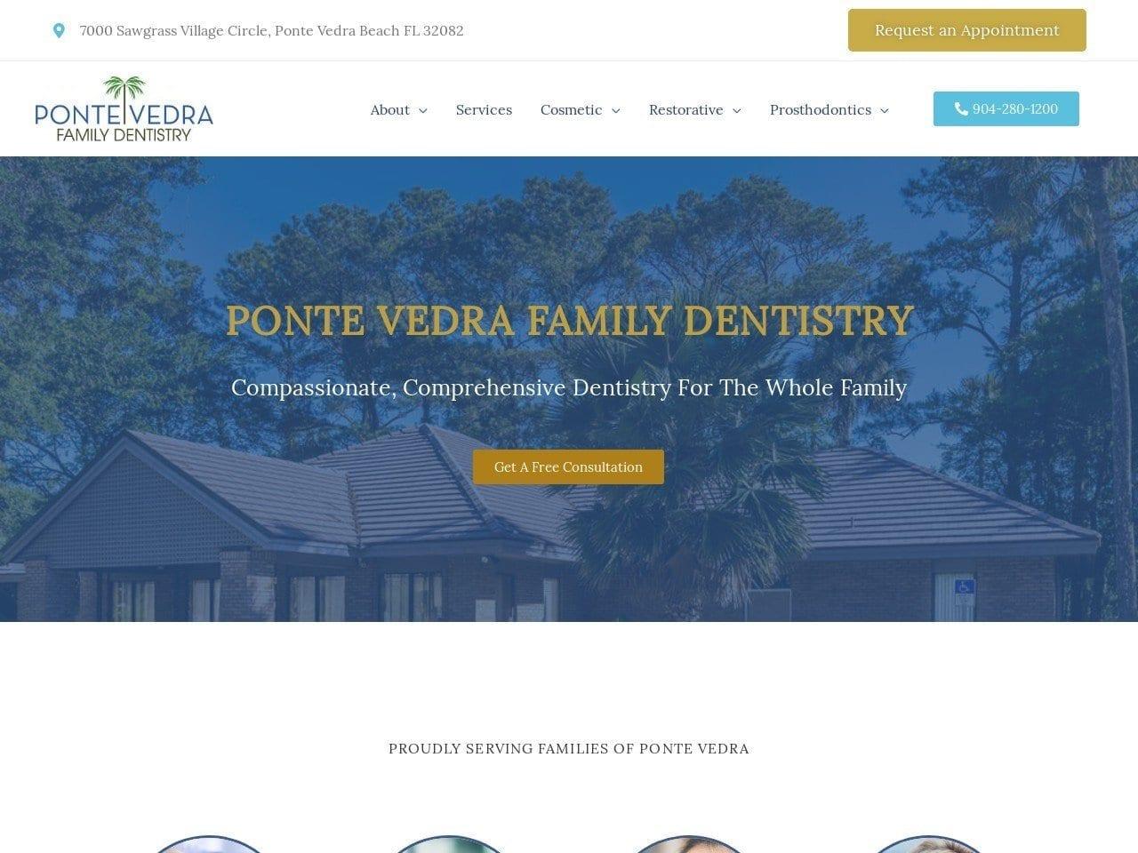 Ponte Vedra Family Dentistry screenshot