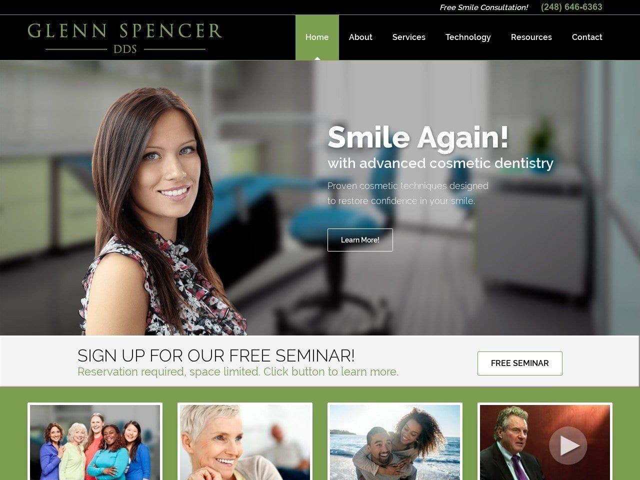 Spencer Glenn DDS screenshot