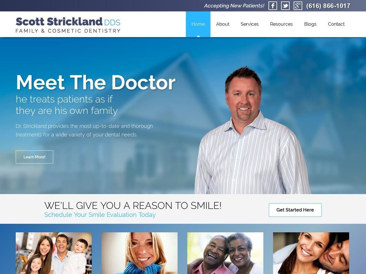 Scott Strickland DDS PLLC screenshot