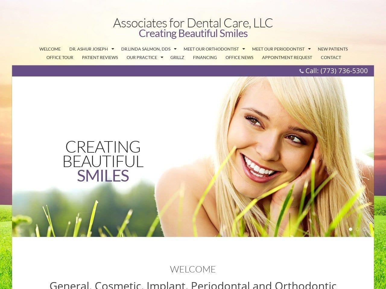 Associates For Dental Care Llc ; Linda Salmon Dds screenshot