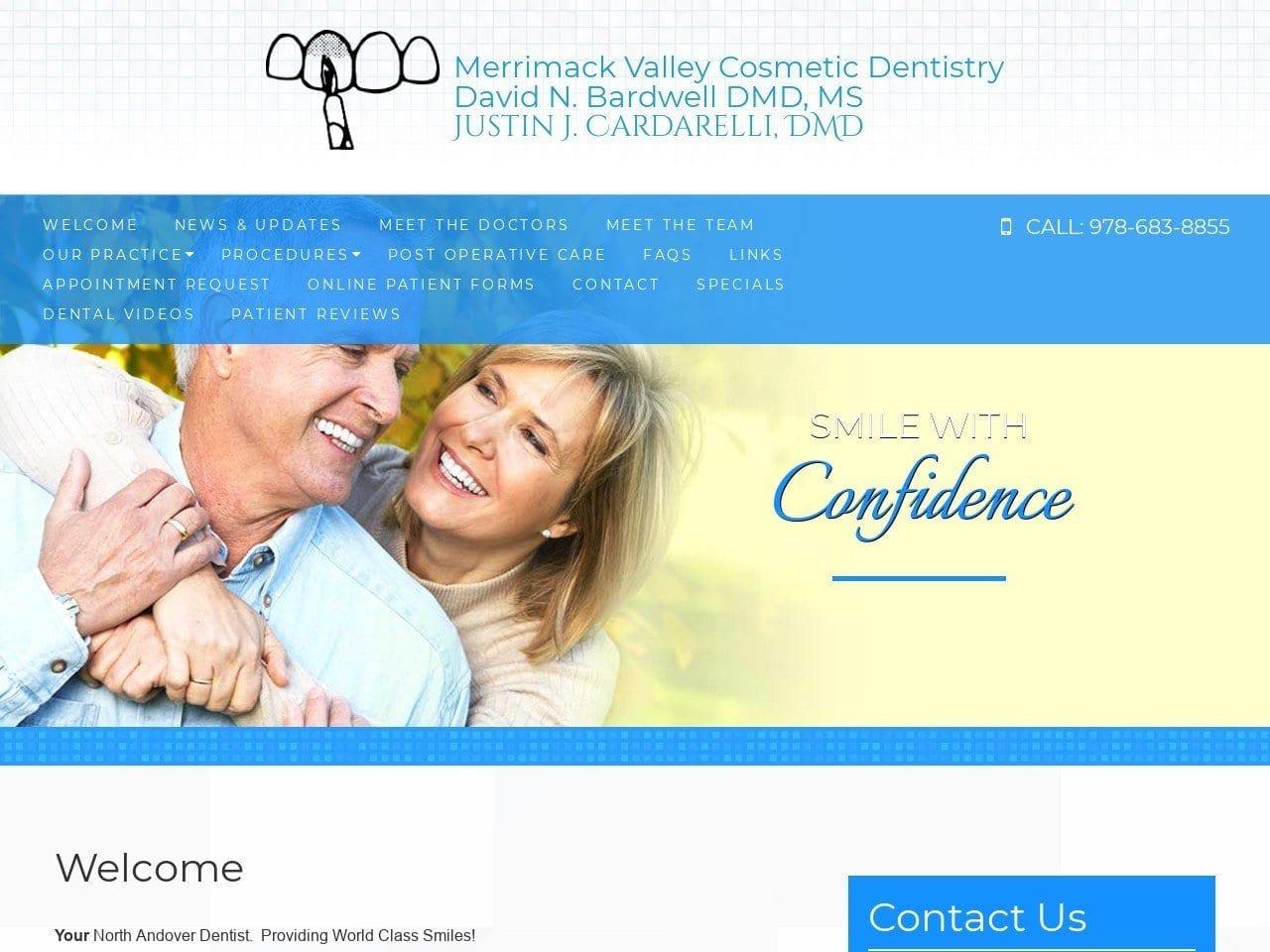 Merrimack Valley Cosmetic Dentist screenshot