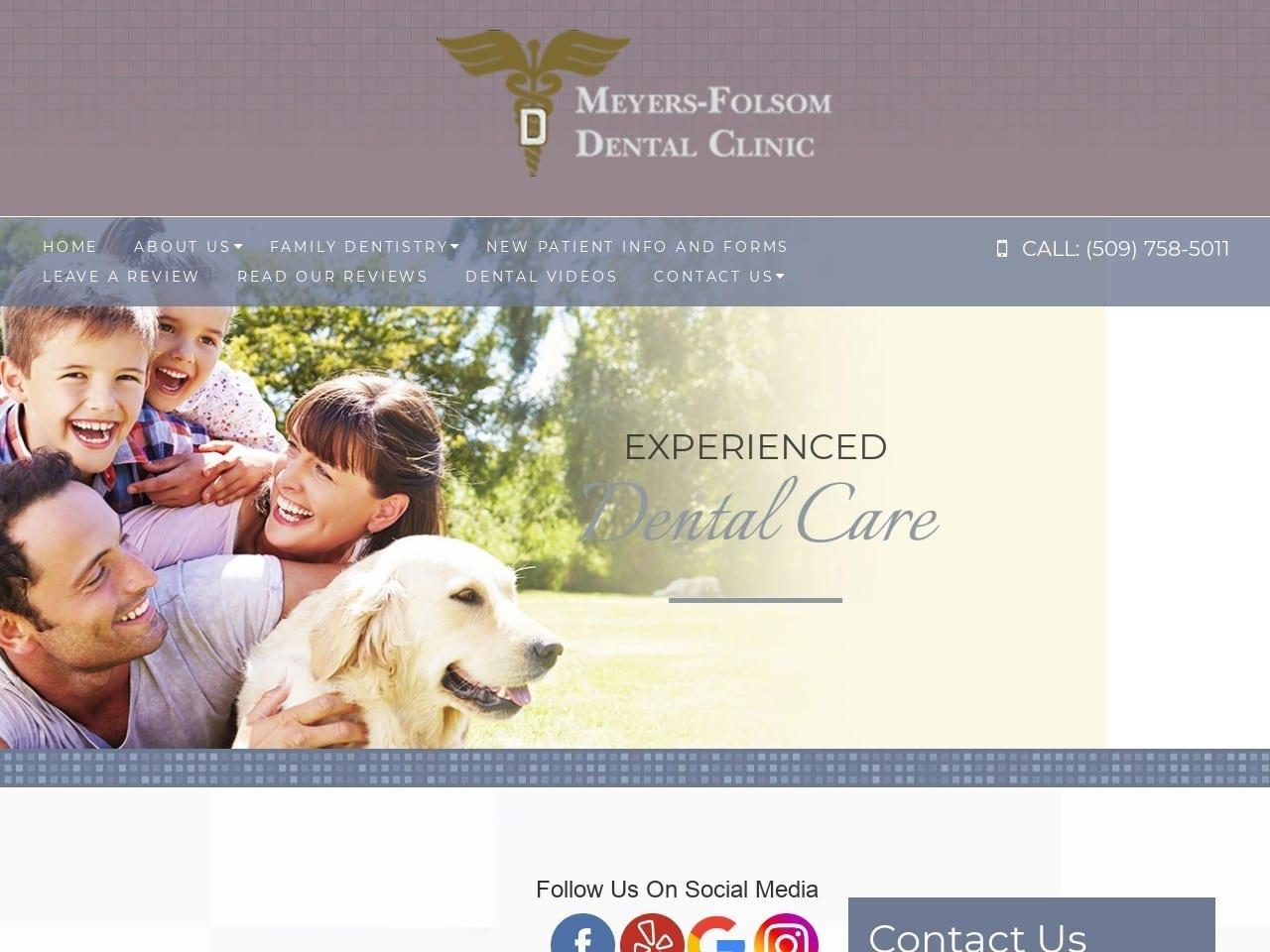 Meyers Folsom Dental Clinic screenshot