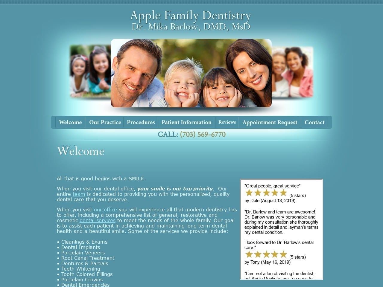 Apple Family Dentistry screenshot