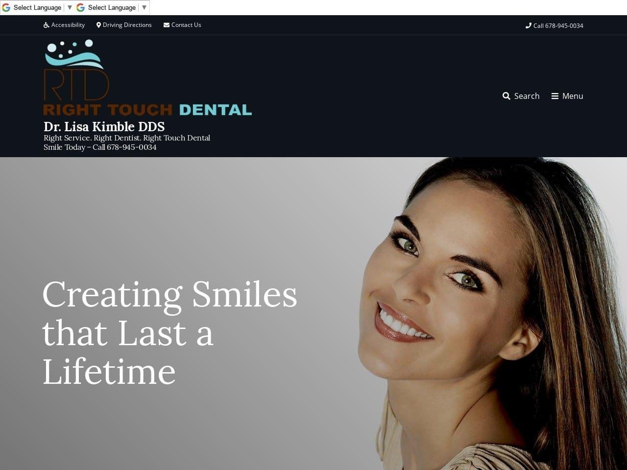 Right Touch Dental LLC Kimble Lisa DDS