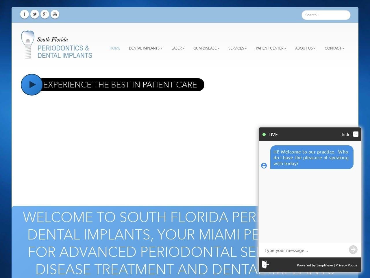 Miamiperiodontist screenshot