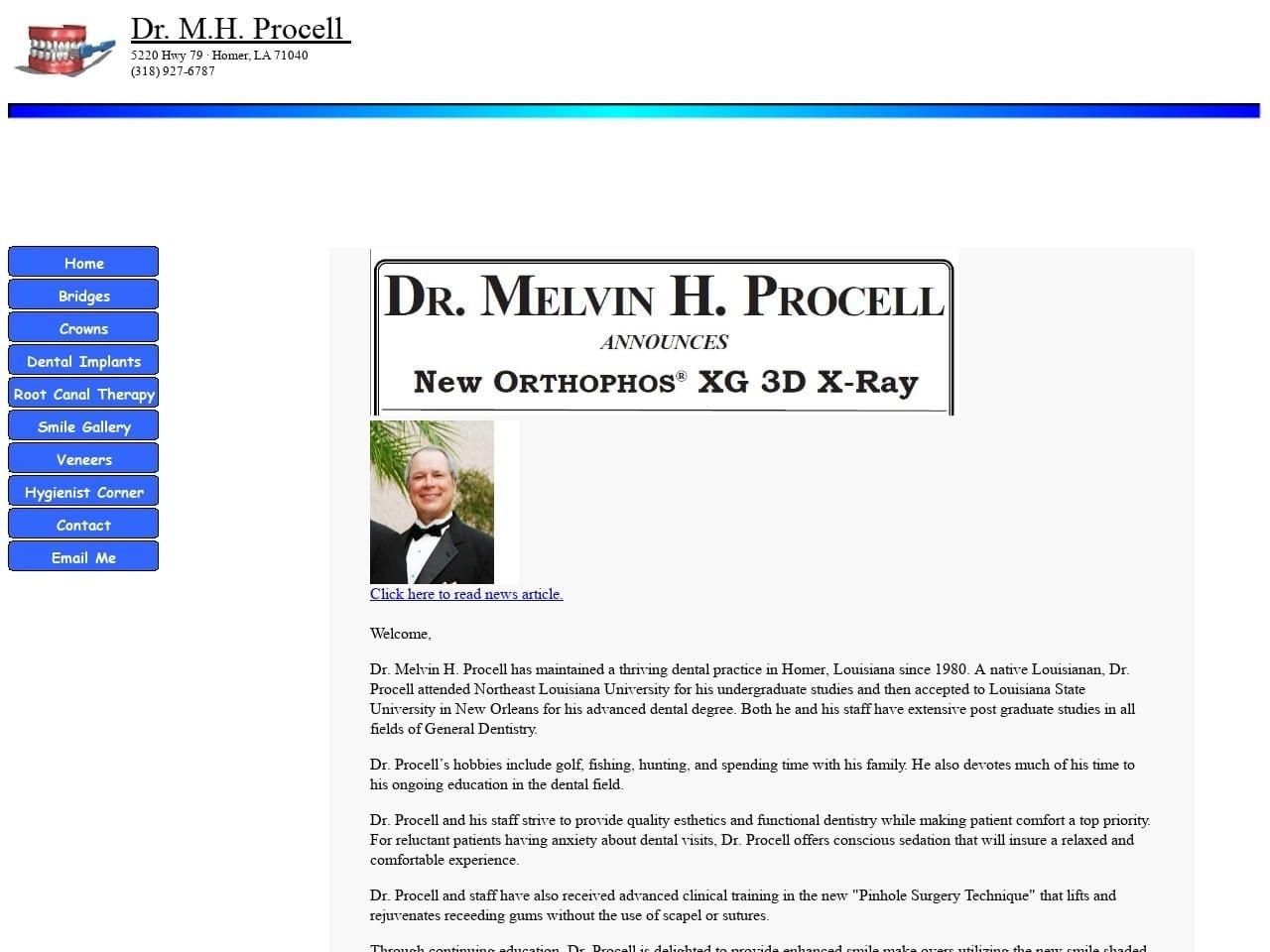 Procell Melvin H DDS