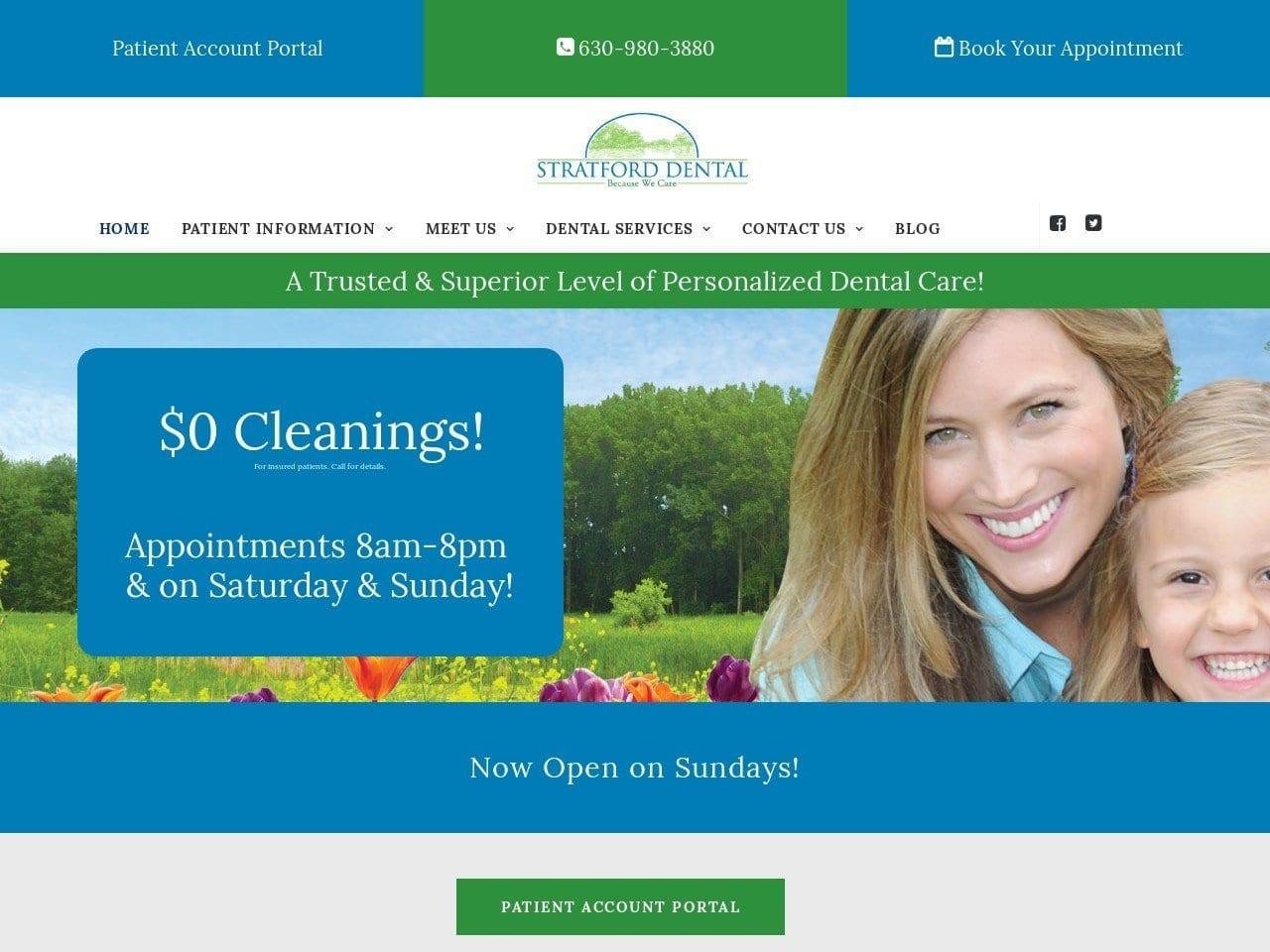 Stratford Dental screenshot