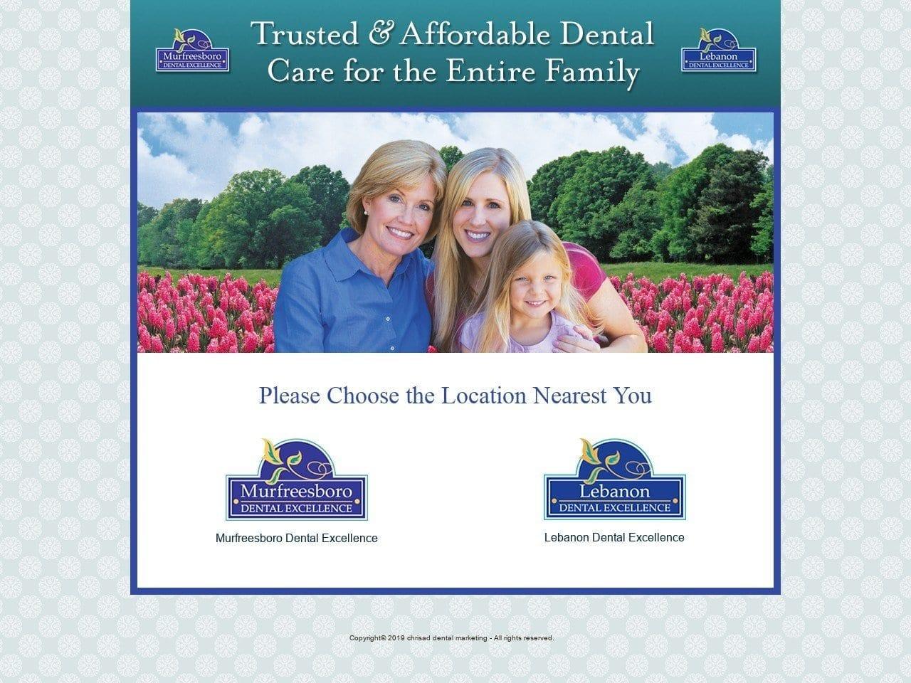 Murfreesboro Dental Excellence screenshot