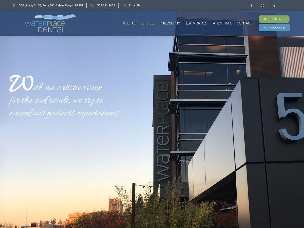 Waterplace Dental screenshot