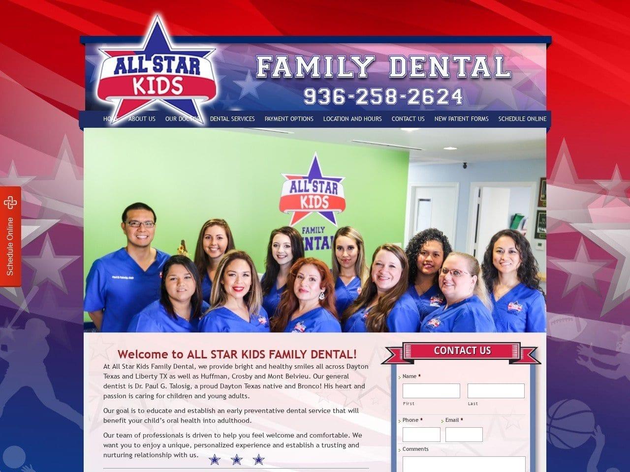 All Star Kids Dental screenshot